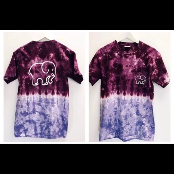 ivory ella Tops - Ivory Ella Tie Dye Ombre Pocket Tee
